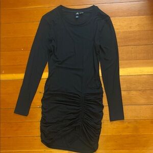 Elegant Black Ruched Dress from volcom